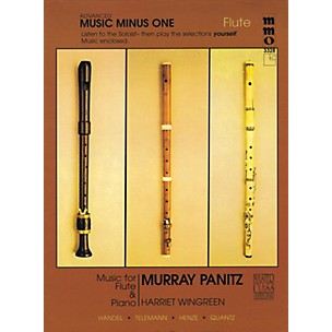 Nektar Advanced Flute Solos - Volume 3 Music Minus One Series Softcover with CD Performed by Murray Panitz