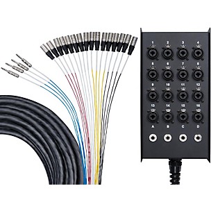 Livewire Advantage 16x4 Snake with XLR/TRS inputs and TRS Returns