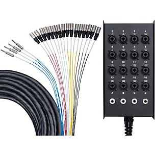 Live Wire Advantage 16x4 Snake with XLR/TRS inputs and TRS Returns