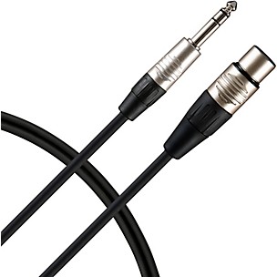 Livewire Advantage Interconnect Cable 1/4 TRS Male to XLR Female Black