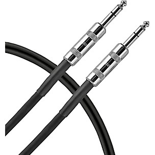 Livewire Advantage Interconnect Cable 1/4 TRS to 1/4 TRS - Black