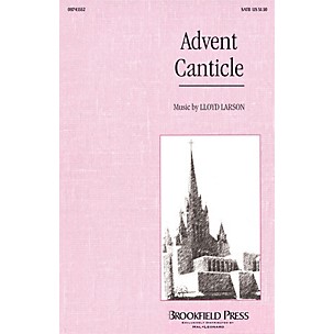 Hal Leonard Advent Canticle SATB arranged by Lloyd Larson