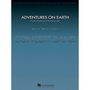 Hal Leonard Adventures on Earth (from E.T. The Extra-Terrestrial) Concert Band Level 5 Arranged by Paul Lavender