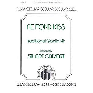 Hinshaw Music Ae Fond Kiss SATB