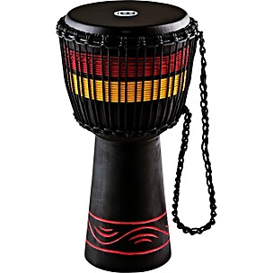 MEINL African Style Fire Rhythm Series Rope Tuned Wood Djembe