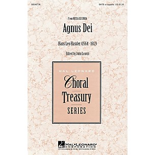Hal Leonard Agnus Dei (from Missa Secunda) (SATB a cappella) SATB a cappella arranged by John Leavitt