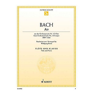 Schott Air from Orchestral Suite No. 3 in D Major BWV 1068 Woodwind Series Softcover