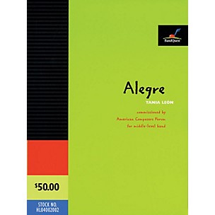 American Composers Forum Alegre (BandQuest Series Grade 3) Concert Band Level 3 Composed by Tania León