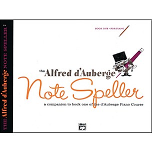 Alfred Alfred d'Auberge Piano Course Note Speller Book 1