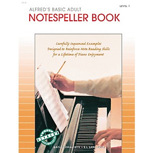 Alfred Alfred's Basic Adult Piano Course Notespeller Book 1