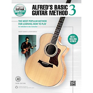 Alfred Alfred's Basic Guitar Method 3 Book & Online Audio (Third Edition)