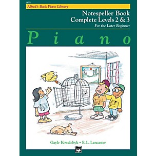 Alfred Alfred's Basic Piano Course Notespeller Book Complete 2 & 3