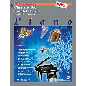 Alfred Alfred's Basic Piano Course Top Hits! Christmas Book Complete 1 (1A/1B)