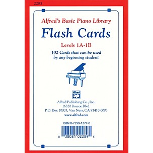 Alfred Alfred's Basic Piano Library Flash Cards Levels 1A & 1B