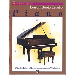 Alfred Alfred's Basic Piano Library Lesson Book Level 6