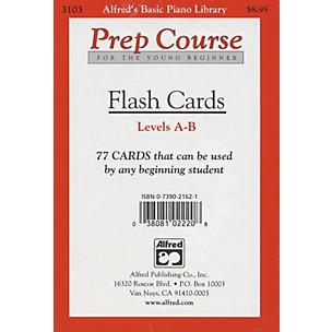 Alfred Alfred's Basic Piano Prep Course Flash Cards Levels A & B