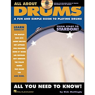 Hal Leonard All About Drums Book/CD Series