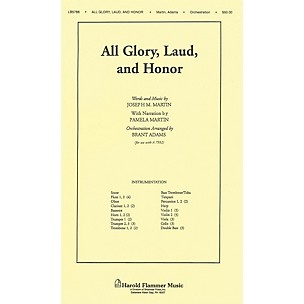 Shawnee Press All Glory, Laud and Honor (from A Time for Alleluia) Score & Parts arranged by Joseph M. Martin