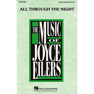 Hal Leonard All Through the Night (3-Part Mixed) 3-Part Mixed arranged by Joyce Eilers