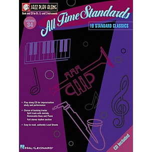 Hal Leonard All Time Standards--Jazz Play Along Volume 34 Book with CD