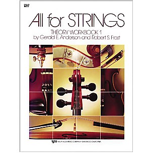 KJOS All for Strings 1 Theory Workbook Cello