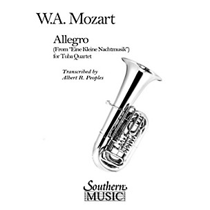 Southern Allegro (from Eine Kleine Nachtmusik) (2 Euphoniums/2 Tubas) Southern Music Series Arranged by Al Peoples