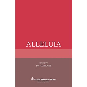 Shawnee Press Alleluia SATB a cappella composed by Jay Althouse