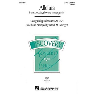 Hal Leonard Alleluia (from Laudate Jehovam, omnes gentes) VoiceTrax CD Arranged by Patrick M. Liebergen