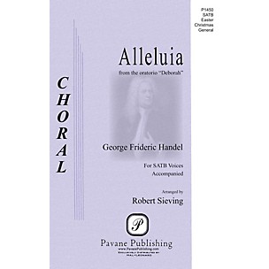 PAVANE Alleluia (from the Oratorio Deborah) SAATB composed by George Frideric Handel