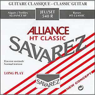 Savarez Alliance HT 540R Red Card Strong Tension Classical Guitar Strings