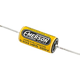 Allparts Allparts Emerson Custom Paper-in-Oil Capacitors 0.022uf Yellow & Cream 20-Pack