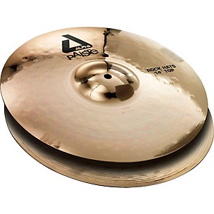 Paiste Alpha Rock Hi-Hat Pair with Brilliant Finish