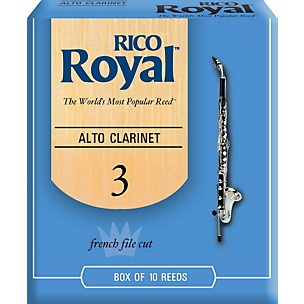 Rico Royal Alto Clarinet Reeds, Box of 10