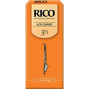 Rico Alto Clarinet Reeds, Box of 25