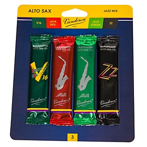 Vandoren Alto Saxophone Jazz Reed Sample Pack