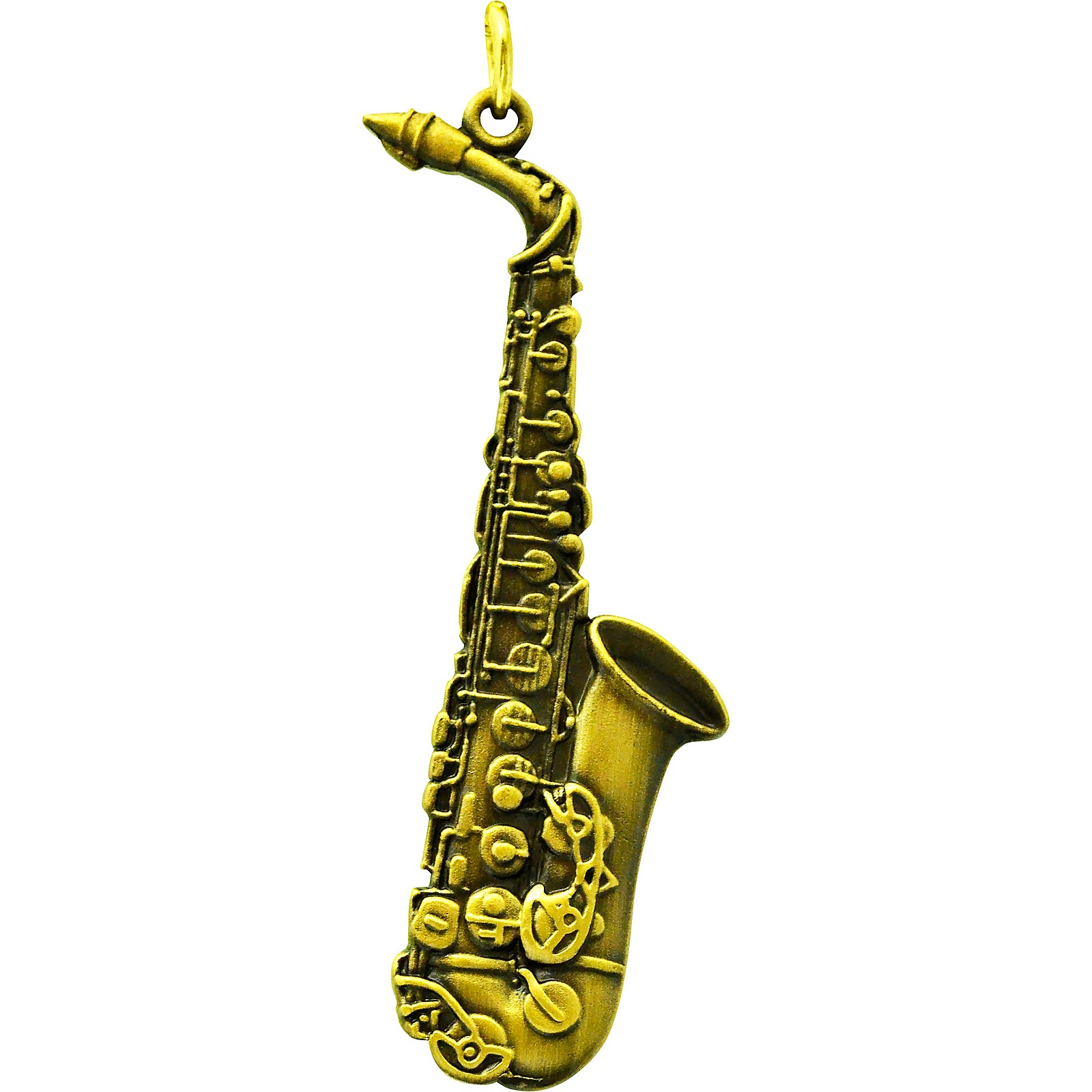 Baritone Sax Wire Art Instrument Keychain Saxophone Keychain