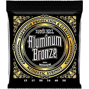 Ernie Ball Aluminum Bronze Medium Acoustic Guitar Strings