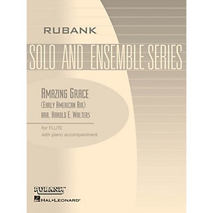 Rubank Publications Amazing Grace (Flute Solo/Duet with Piano - Grade 1) Rubank Solo/Ensemble Sheet Series