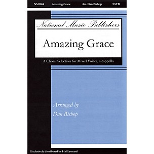 National Music Publishers Amazing Grace SATB a cappella arranged by Dan Bishop