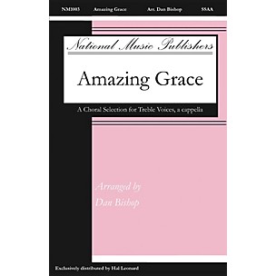 National Music Publishers Amazing Grace SSAA A Cappella arranged by Dan Bishop