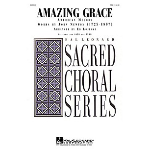 Hal Leonard Amazing Grace TTBB arranged by Ed Lojeski