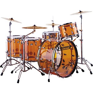 Ludwig Amber Vistalite 5-Piece Reissue Drum Set
