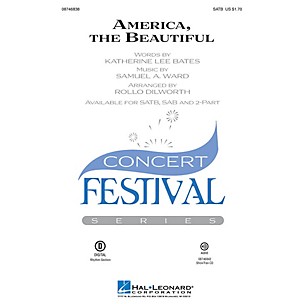 Hal Leonard America, the Beautiful 2-Part Arranged by Rollo Dilworth