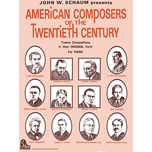 Schaum American Composers Of 20th Cen Educational Piano Series Softcover