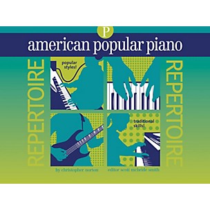 NOVUS VIA American Popular Piano - Repertoire Novus Via Music Group Series Softcover with CD by Christopher Norton