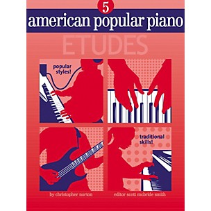 NV Group American Popular Piano Etudes 5 Book/CD