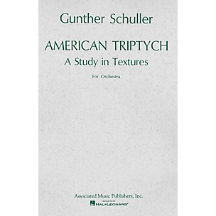 Associated American Triptych (1965) (Miniature Full Score) Study Score Series Composed by Gunther Schuller