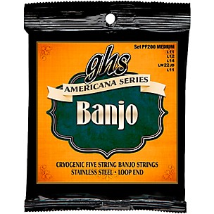 GHS Americana Medium Banjo Strings (11-LWJD-11)