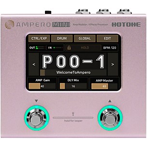 Hotone Effects Ampero Mini Amp Modeler & Effects Processor -