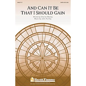 Shawnee Press And Can It Be That I Should Gain SATB composed by John Purifoy